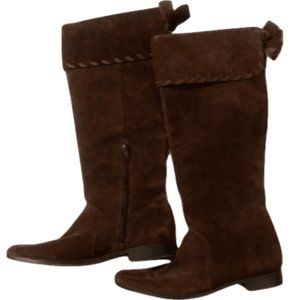 a.n.a.   Women's Faux Suede Knee High Brown Boots       Size 8.5